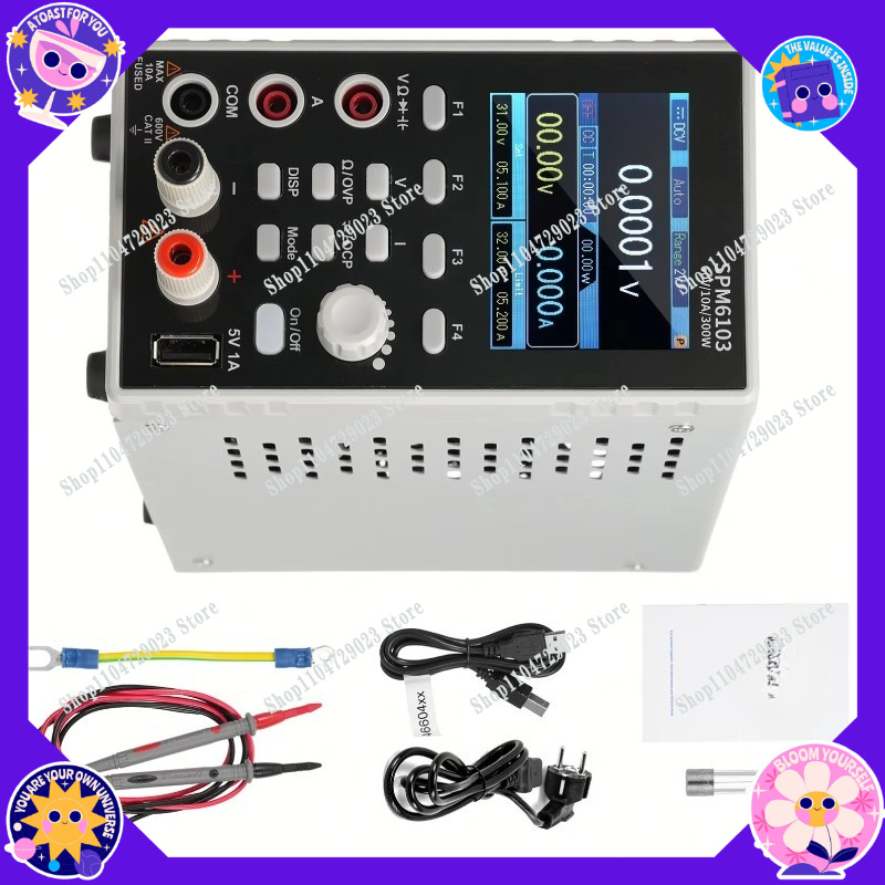 Programmable Dc Power Supply 60V 10A - SPM6103 Programmierbares Labornetzteil (0-60V 0-10A) 300